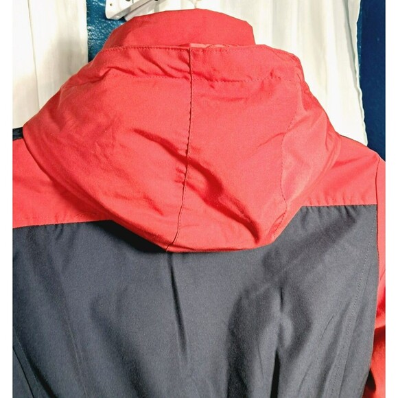 Tommy Hilfiger Women's 3 in 1 Systems Hooded Jacket Size Small Red Navy Blue - Picture 8 of 16